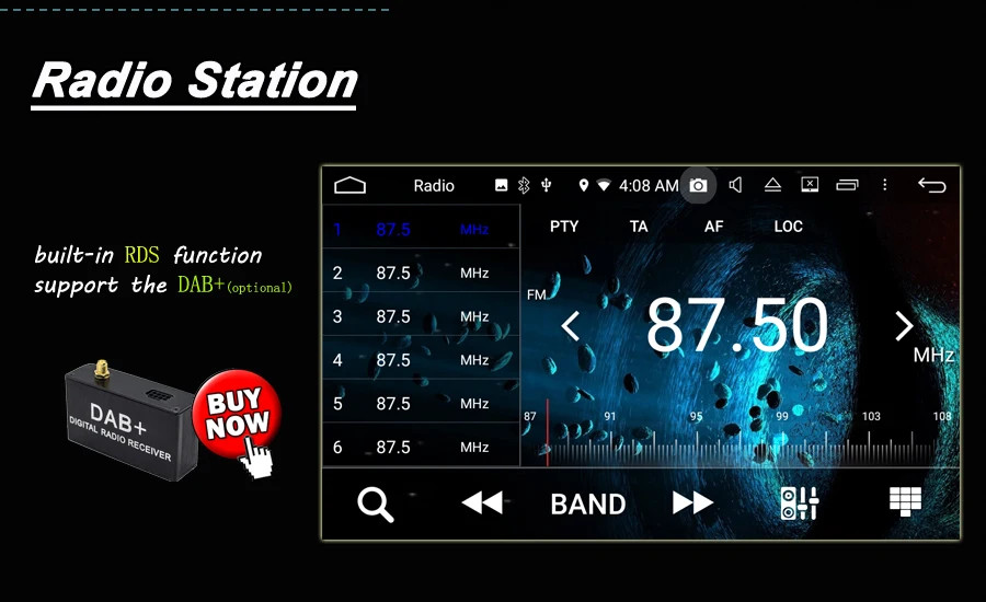 Discount TDA7851 Android 8.1 2GB RAM 32GB 8 core Car DVD Player GPS Map RDS Radio wifi 4G BT steering for VW Skoda Fabia 2015 2016 2017 4