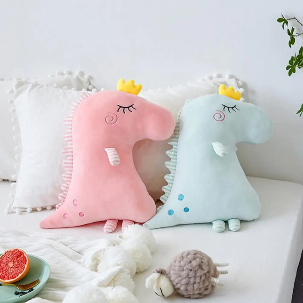 

Cute Cartoon Dinosaur Plush Doll Chair Pillow Toy Nursery Room Decor Kids Gift for kids