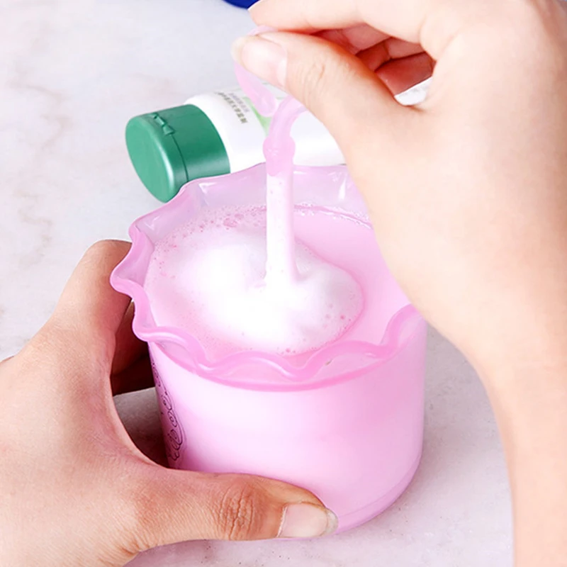 

Hot Professional Hole Design Foam Maker Cup Bubble Whitener Face Wash Tool Clean Cleaner For All Type Of Skin Facial Cleanser 15