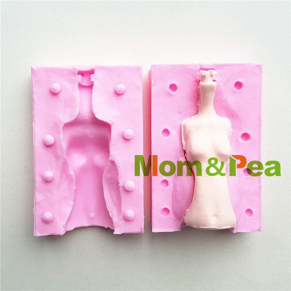 Mom &amp Pea MPA1659 женская форма для тела силиконовая украшения торта помадка 3D пищевых