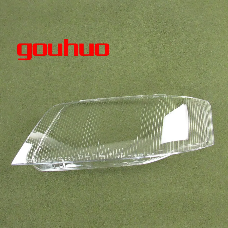 

headlamp cover glass transparent lampshade lamp shade front Headlight shell For Audi A6 99-02 2pcs