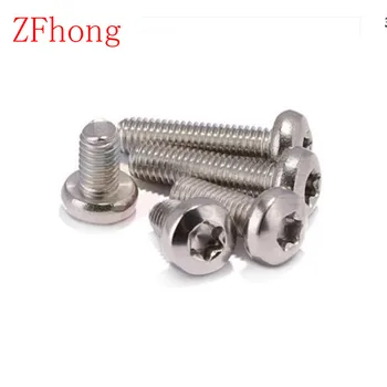 

50pcs/lot M5*8/10/12/14/16/18/20/22/25/30/35/40/45/50 A2 stainless steel 304 torx round head machine screw