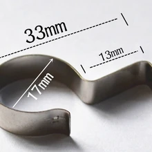 200 шт. S Форма T5 T6 свет зажимы для труб с пряжкой