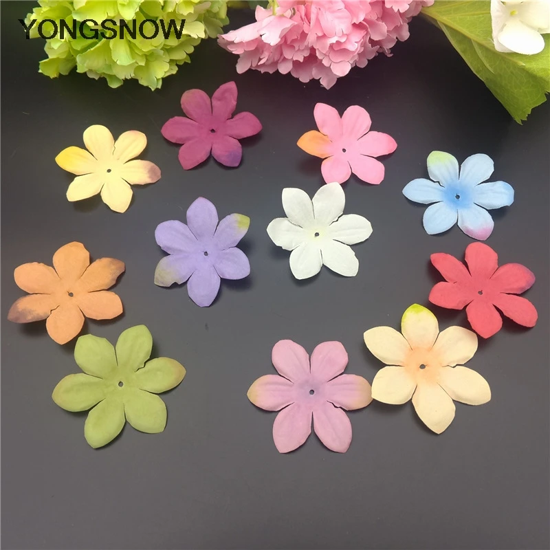 50pcs 5cm Silk Flower Petals Artificial Rose Flower Wedding Confetti