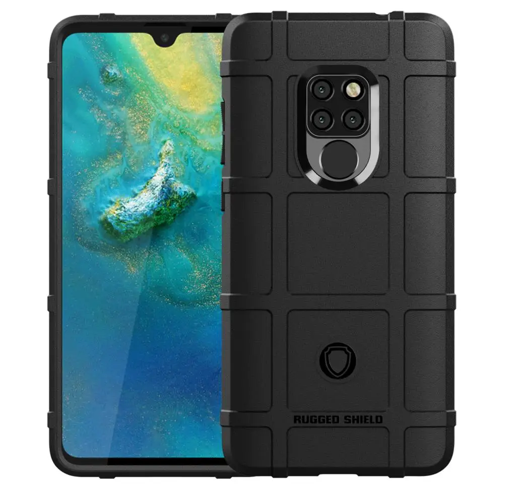 Силиконовый чехол из углеродного волокна для телефона Huawei Mate 20 6 53 &quot прочная