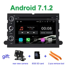 2 GB de RAM Android 7.1.2 Coches Reproductor de DVD para Ford F150 F350 F450 F550 F250 Fusión Explorador Edge Expedición Mustang con BT Wifi