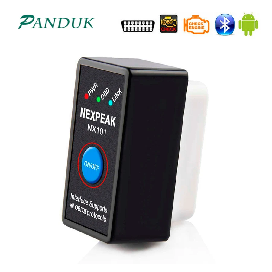 

PANDUK OBD2 ELM327 V 1.5 Cad Scanner Auto OBDII Scan Tool OBD 2 ODB II V1.5 Bluetooth ODB2 Diagnostic Tool Adapter Auto scanner