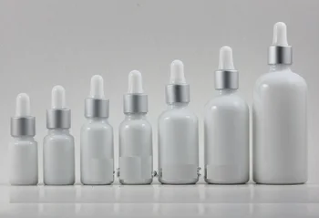 

wholesale,5ml white round shaped dropper bottle,dropper container,essential oil bottle,cosmetic container,glass bottle