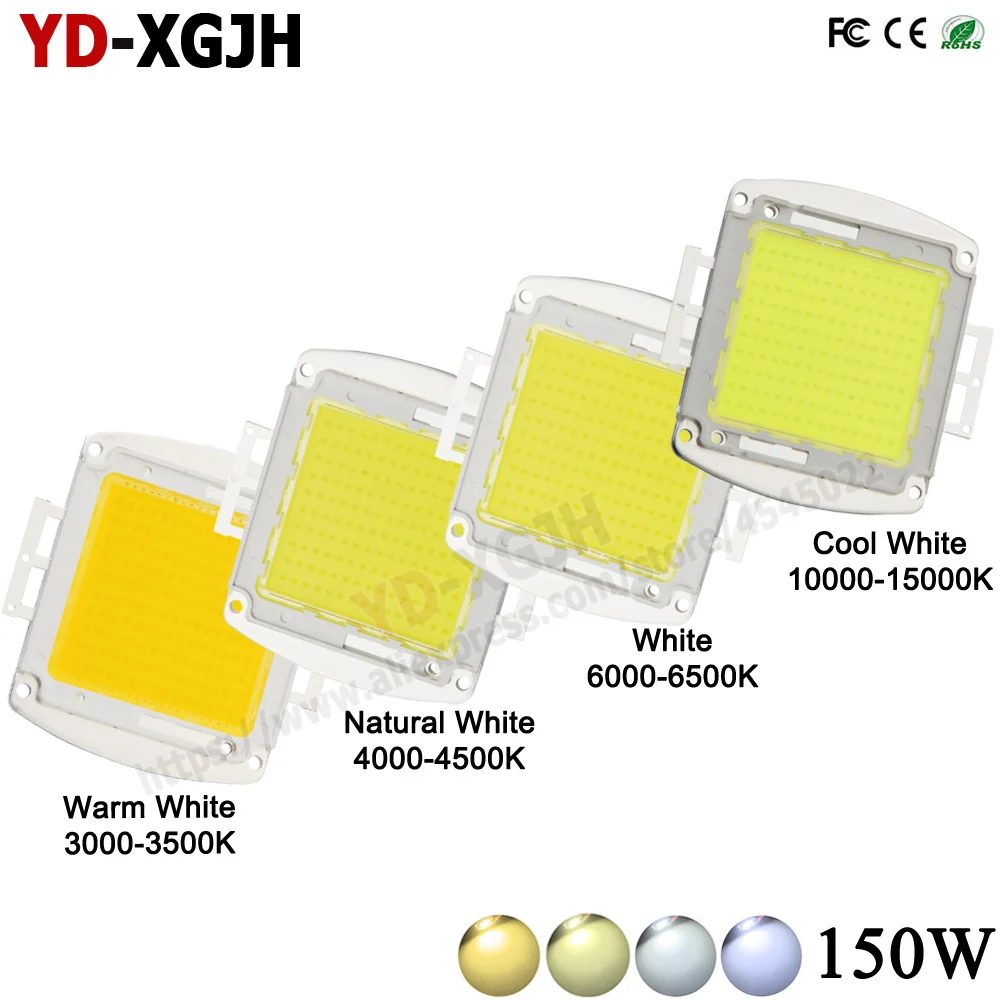 High Power LED SMD COB Bulb Chip Matrix 120W 150W 200W 300W 500W Natural Cool Warm White 150 W Watt for Outdoor Light