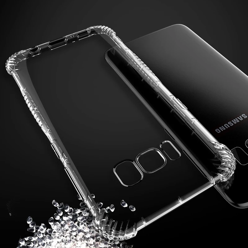 Чехол CAPSSICUM для Samsung S8 противоударный мягкий прозрачный чехол Galaxy Plus