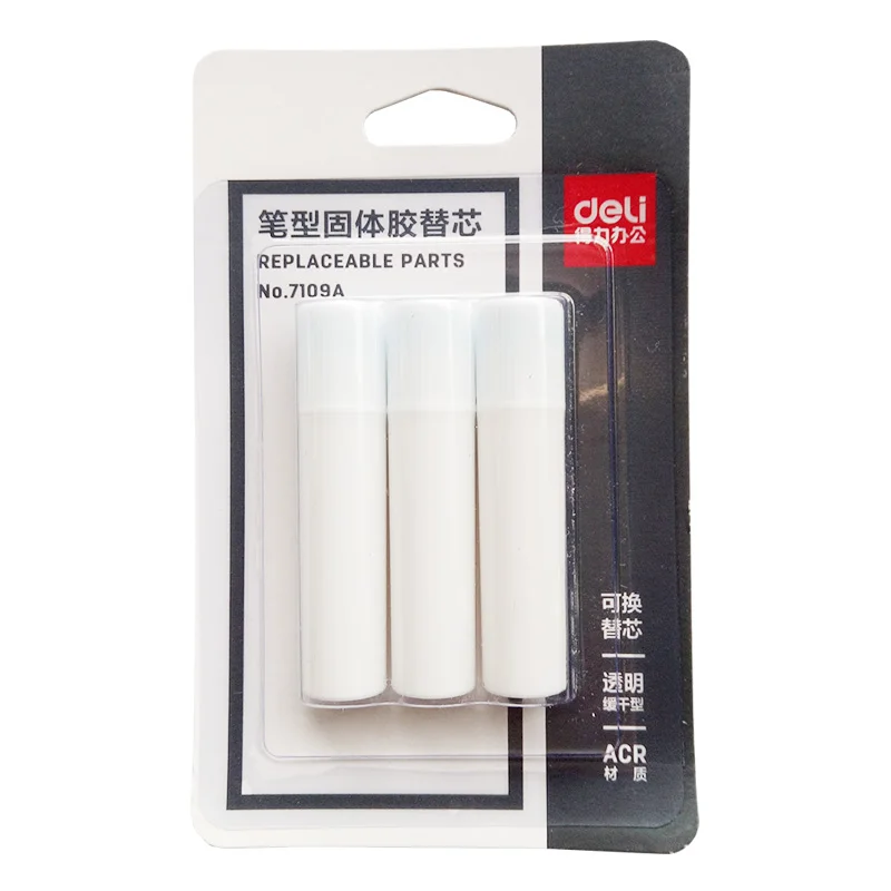 

Deli Pen Glue Stick Refills Cute Stationery Pen Solid Stick Refills Strong Adhesion High Viscosity Glue Office School Supplies