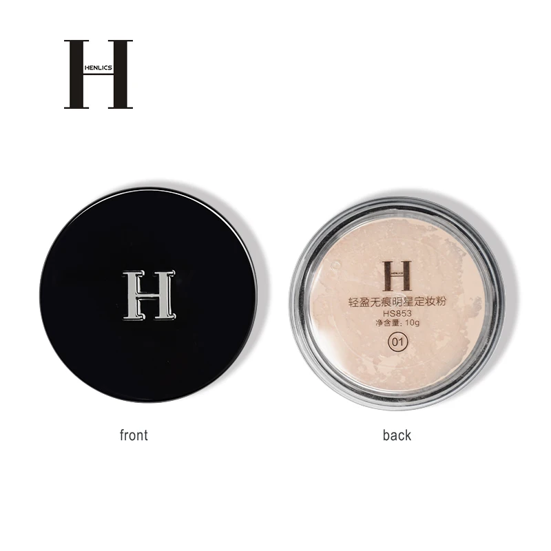 HENLICS Brand New Loose Powder Face Makeup Powder Foundation Waterproof Matte Powder Palette Contour Cosmetics Powder (12)