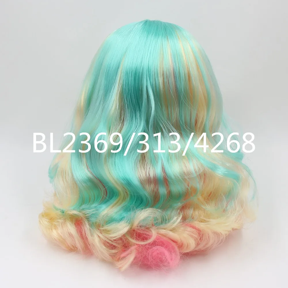 Neo Blythe Doll Multi-Color Hair with Takara RBL Scalp Dome 1