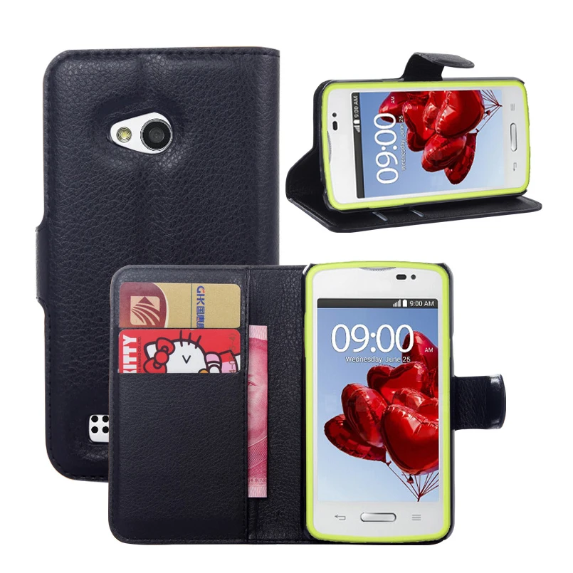 Новый Винтажный чехол бумажник из искусственной кожи для LG L50 (D213N) откидная