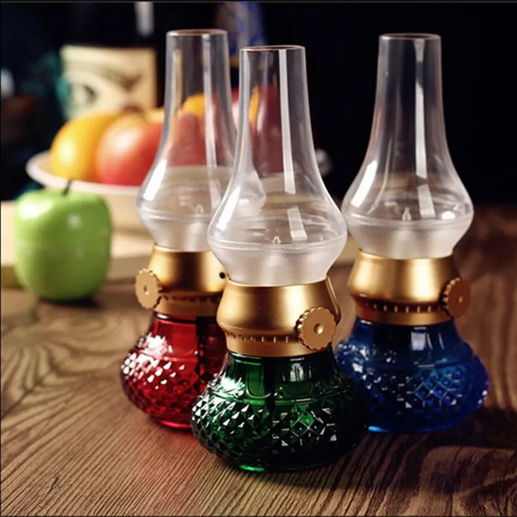 Creative Blowing Control Retro Kerosene Lamp LED Sensor Light Dimming