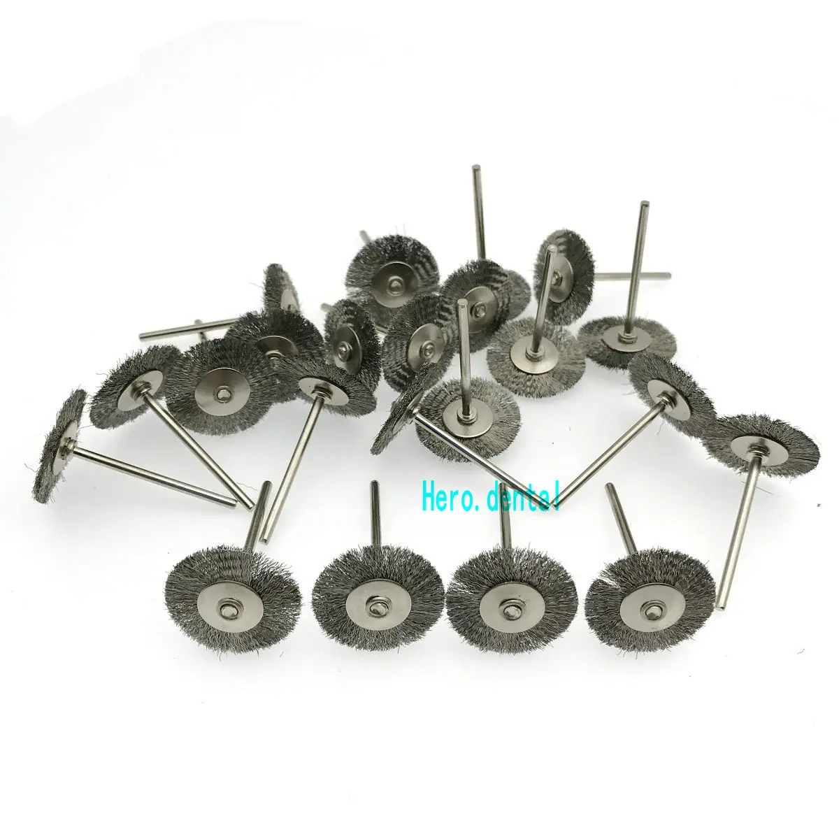 30 шт проволочная стальная щетка полировочное колесо для вращающихся инструментов 2,35 мм