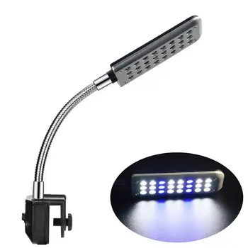 

Led Aquarium Light, Fish Tank Light, Clip On Fish Tank Lighting Color With White&Blue Us Plug