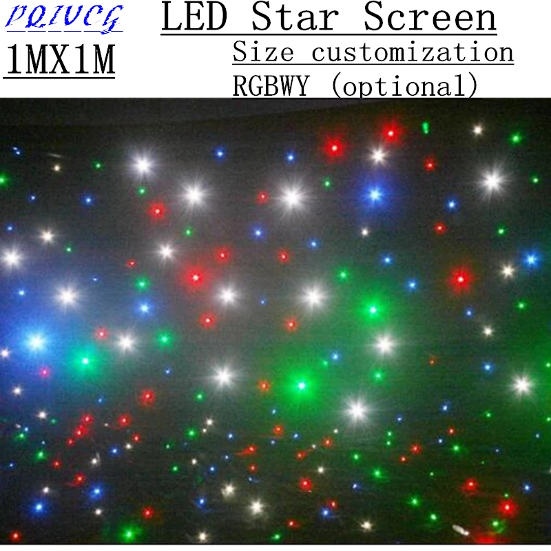 

1 m2 led star screen, 5050 led background curtain dmx 512 control (size customization, color customization)