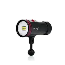 ARCHON D36VR CREE XM-L U2 + UV Multifunction Underwater Photographing Diving Light Video Light by 4* 18650 Battery