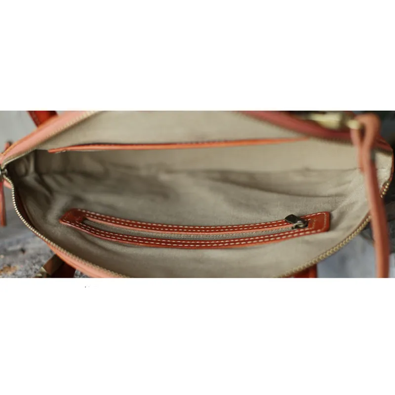 AETOO Original literary handbag retro Sen shell bag ethnic style handmade leather handbags leather shoulder bag