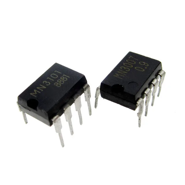 

10pcs/lot=5pair MN3007 + MN3101 DIP-8 Microcomputers/Controllers CHIP In Stock