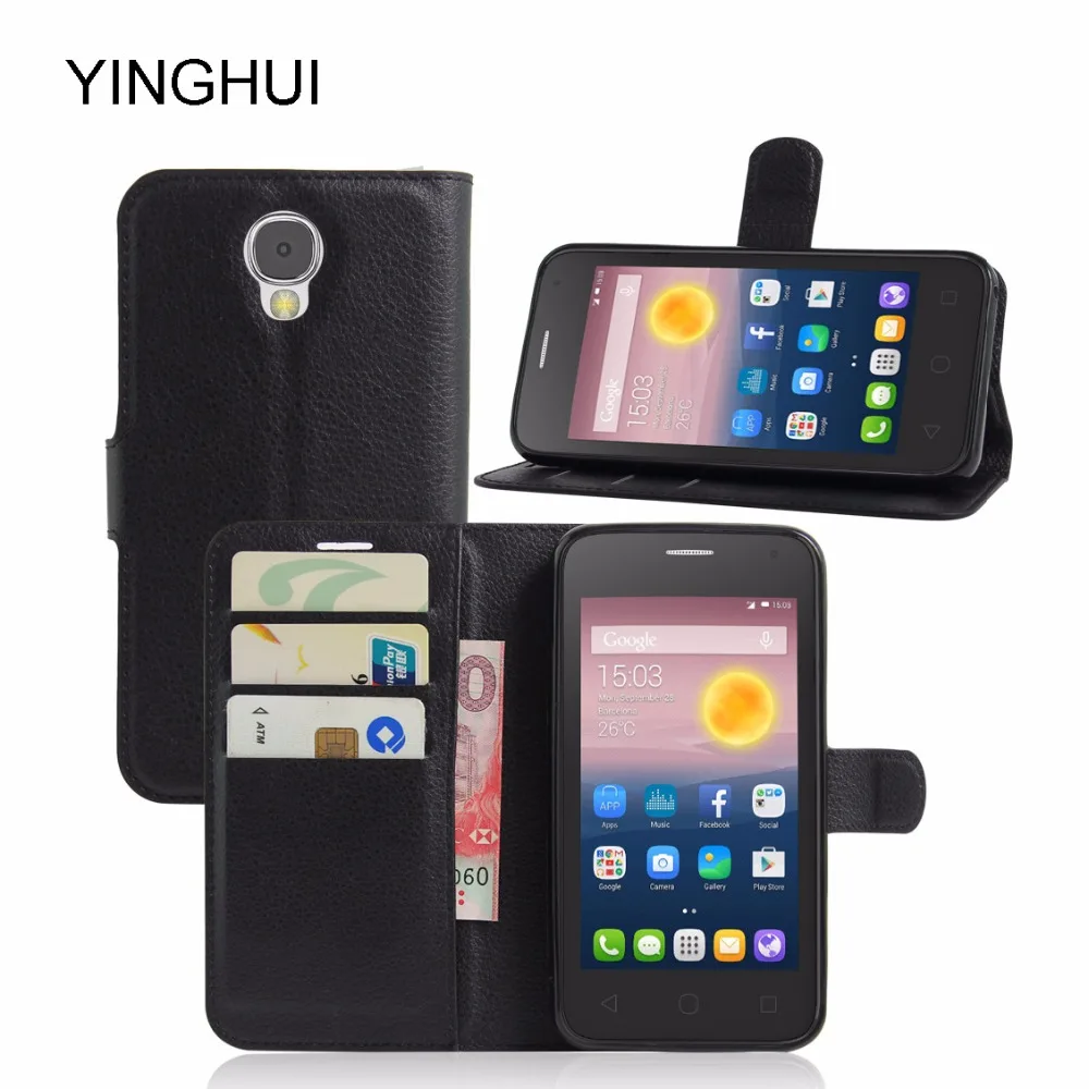 YINGHUI для Alcatel One Touch Pixi 4 OT5010D UP кожаный чехол телефона откидная крышка PIXI4 5010D 5 0