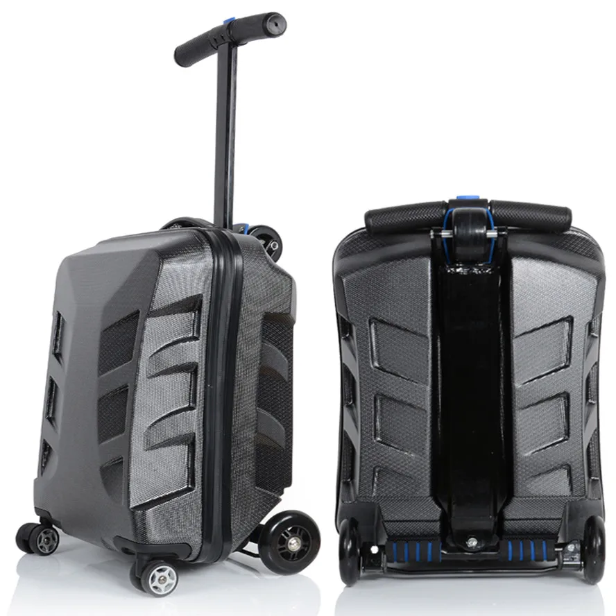 New fashion british style skateboard rolling diamond luggage 21 inch business men trolley suitcases bag student travel trunk