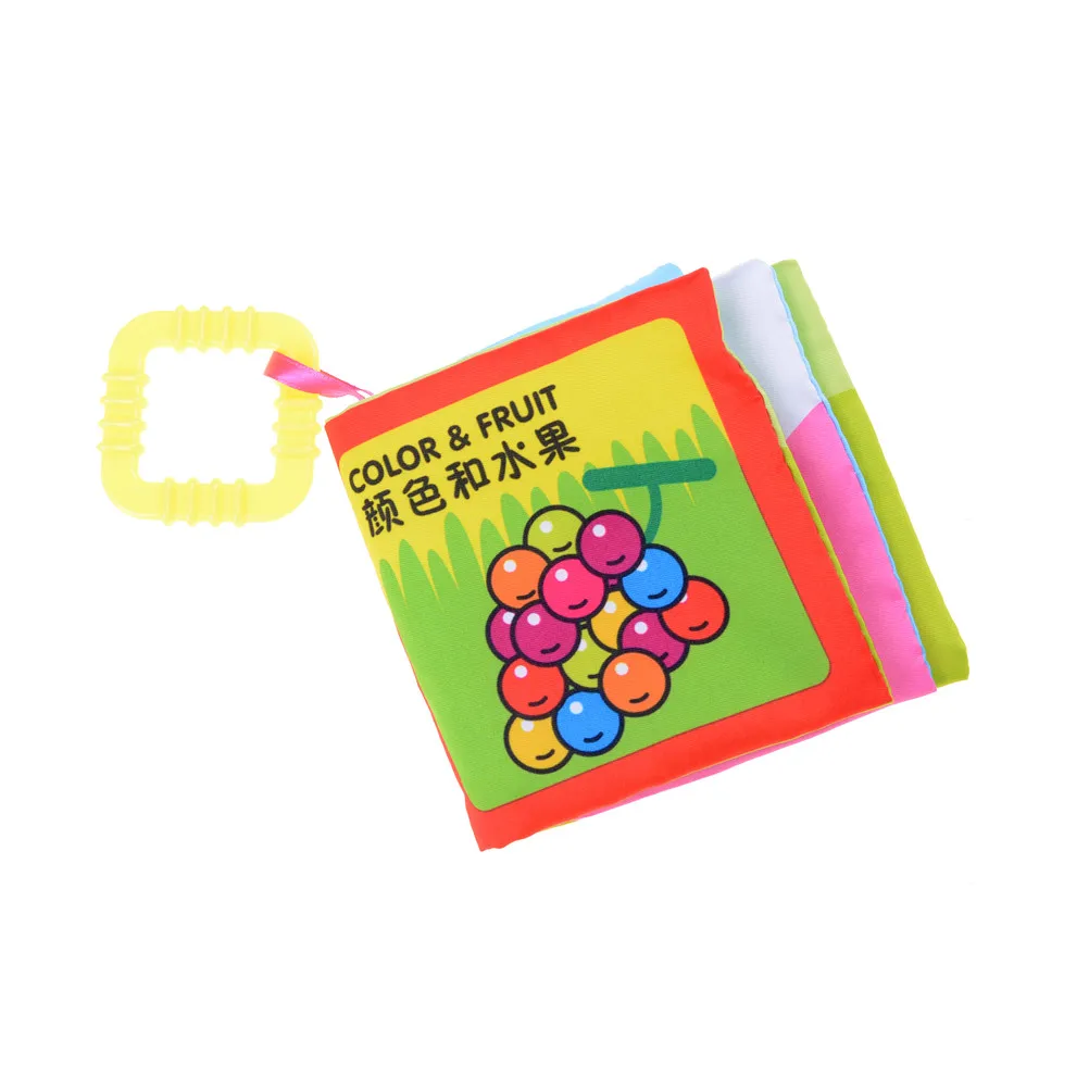 

Baby Cloth Book Toy Teether Infant Learning Education Animal Rattle Mobile Toys for Newborn Livros Infantis Mordedores Para Bebe