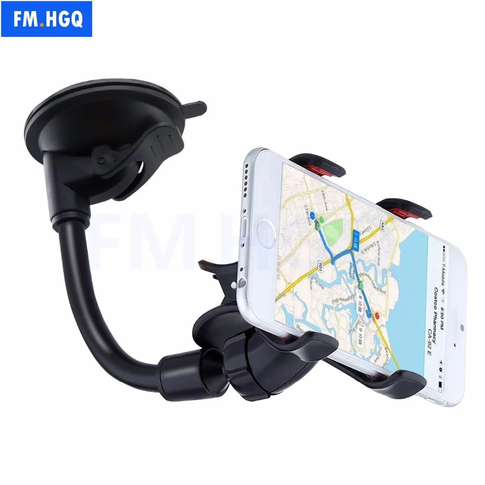 Universal 360 degree Car Cradle Bracket Clip Windshield Mount Cell