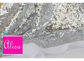 

Popular African Lace Fabric High Quality French Lace / Net Lace / Embroidery Lace Fabric With Sequins For Wedding Dress m10417