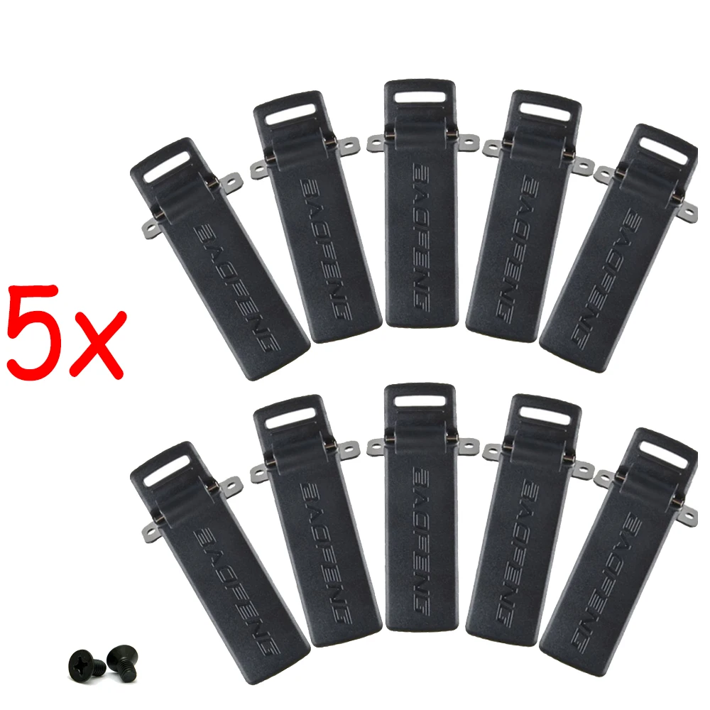 

50pcs Baofeng radios UV-5R Belt Clip for BAOFENG UV-5R UV-5RA UV-5RB UV-5RC TYT TH-F8 Ham Radio Walkie Talkie Accessories