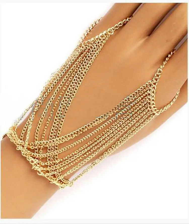 finger bracelet gold