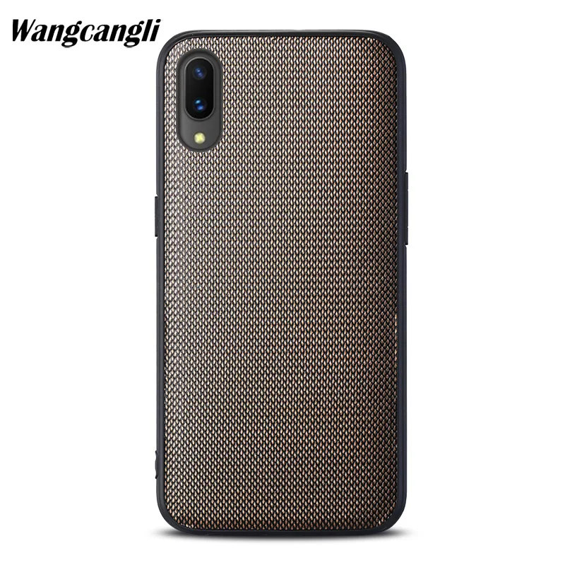 

High-end custom real cowhide diamond pattern all-inclusive phone case for For vixo x21 exclusive custom phone case