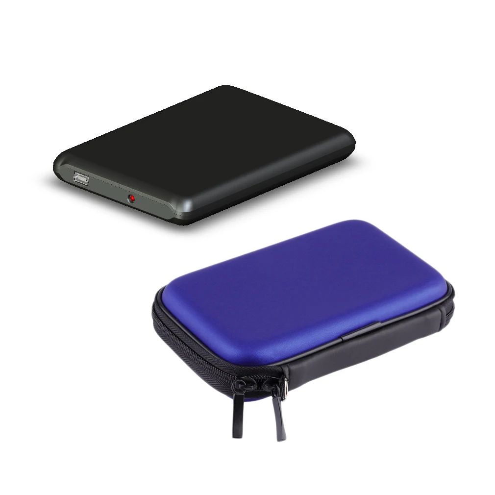 Горячая распродажа 2," Сумка для HDD Внешний USB жесткий диск для переноски мини Usb кабель чехол Чехол для наушников сумка для ПК ноутбук жесткий диск чехол