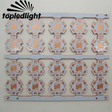Topledlight Фирменная Новинка печатная плата Светодиодная лампа база Fpr Cree XHP70 2 XHP-70 XHP70.2 12 В 20 мм медная печатная плата 40 шт./лот