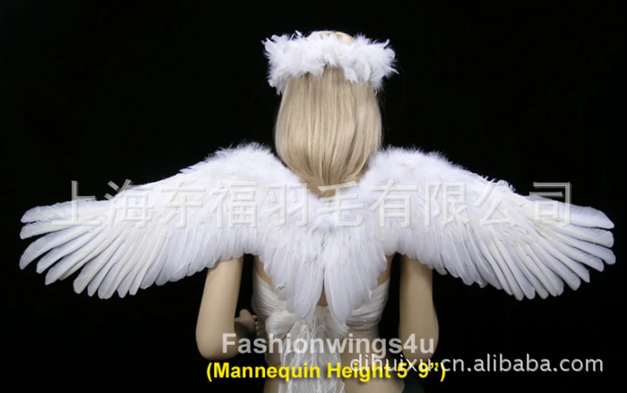 Черные крылья из перьев, крылья ангела, реквизит для косплея 110*30 см можно свободно согнуть
