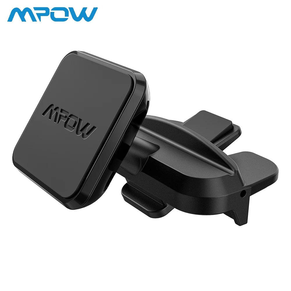 Mpow Universal Magnetic Car Phone Holder CD Slot Car Mount Car One Step Installation 360Degree Rotatable