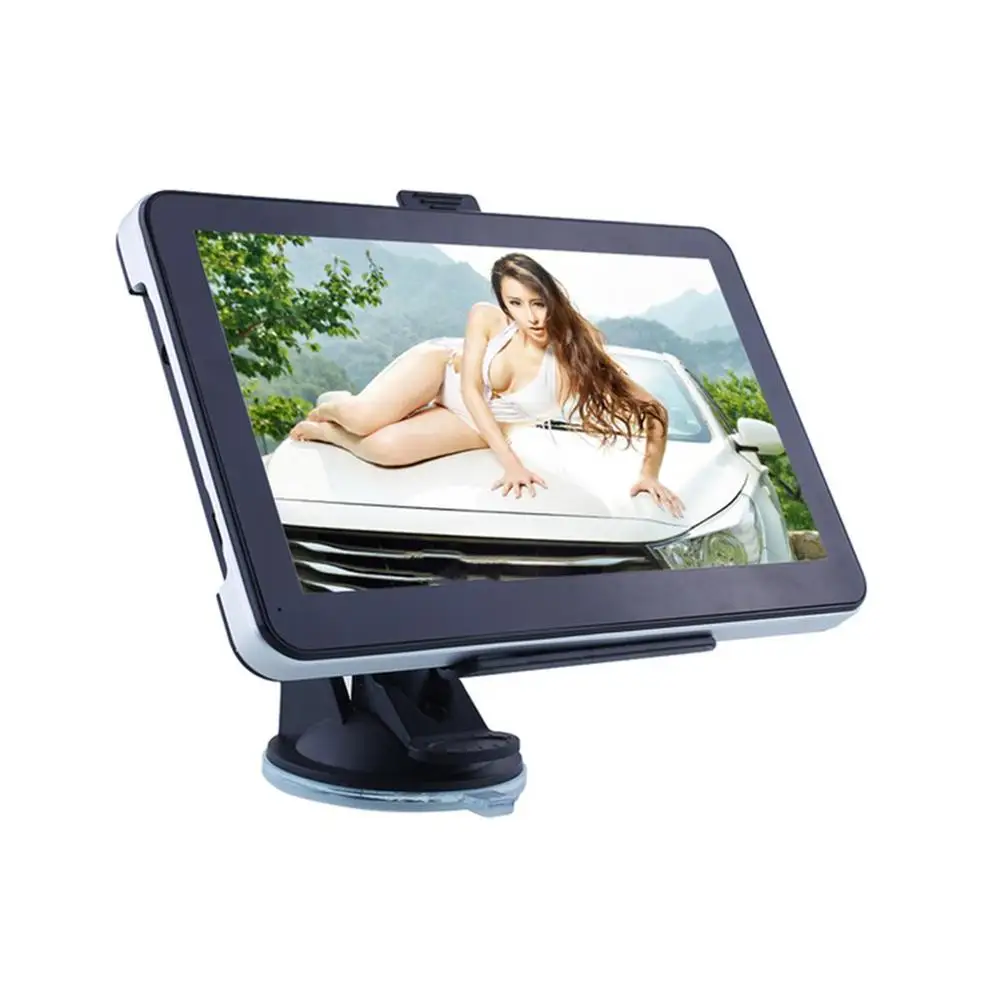 

7inch Desktop Car Truck GPS Navigation Bluetooth 8GB Reversing View Camera With LED Light Sunshade Car Tracking Navigator