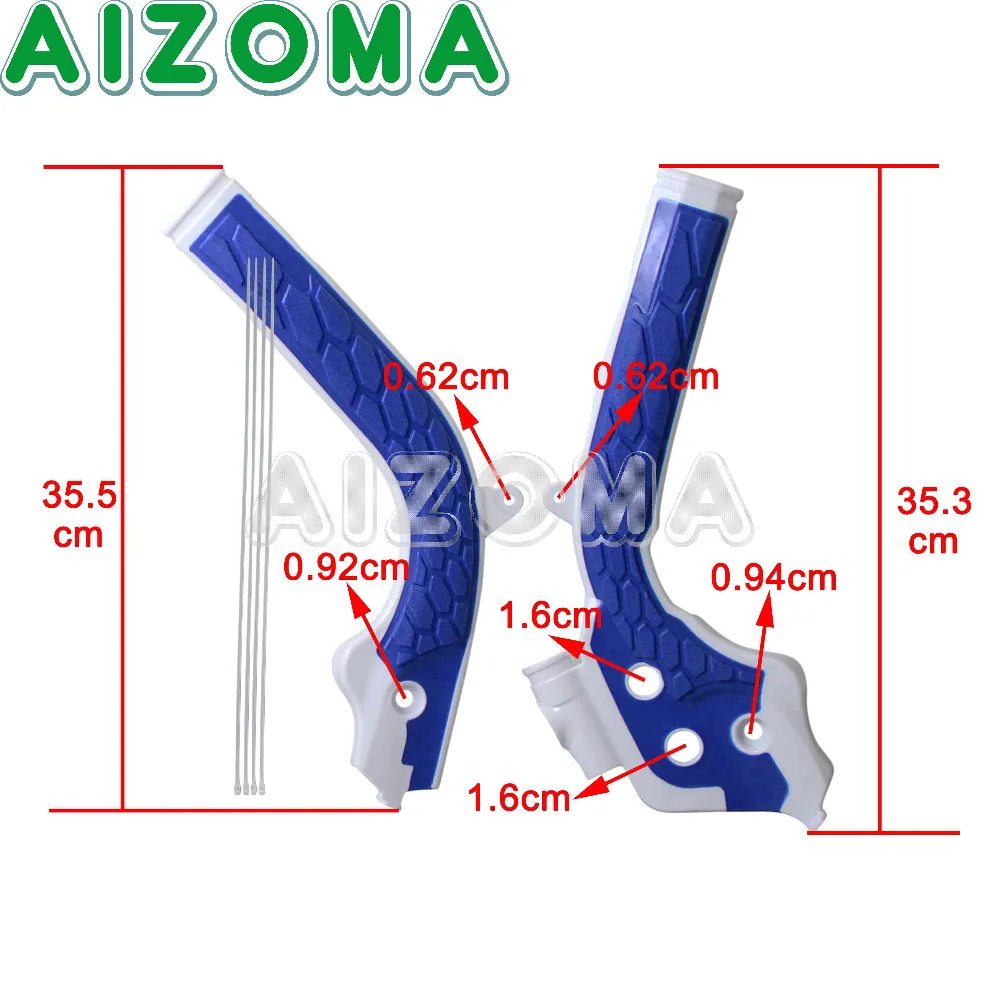 Эндуро Мотокросс X-Grip рамка Защитная крышка для KTM Husqvarna TX300 TE TC FE FC 125 250 300 350 450 500