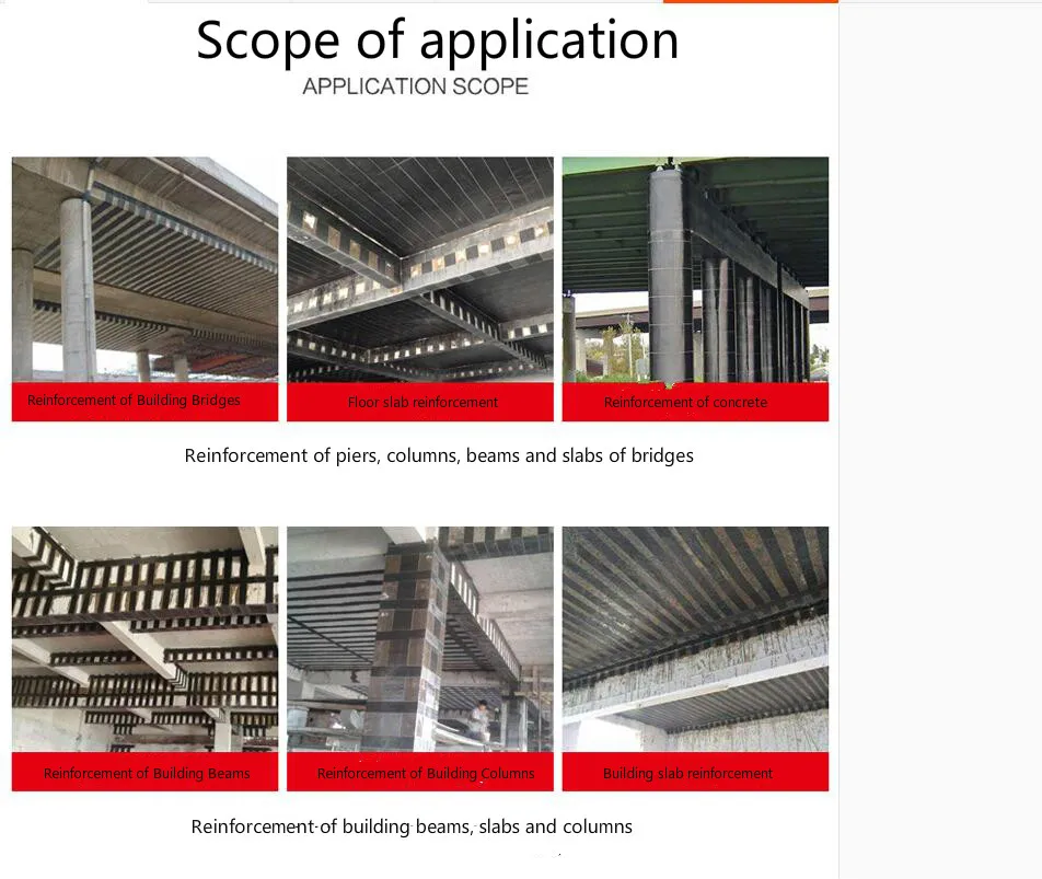Углеродное волокно лист, строительный материал мост, луч, колонка, дом, пол, стены трещин ремонт и армирование
