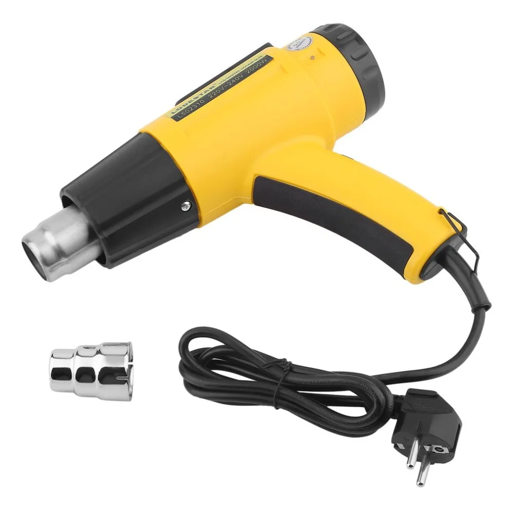 

2000W AC220V LCD Electronic Digital Hot Air Gun Electric Heat Gun Shrink Wrapping Thermal Power Tool EU Plug