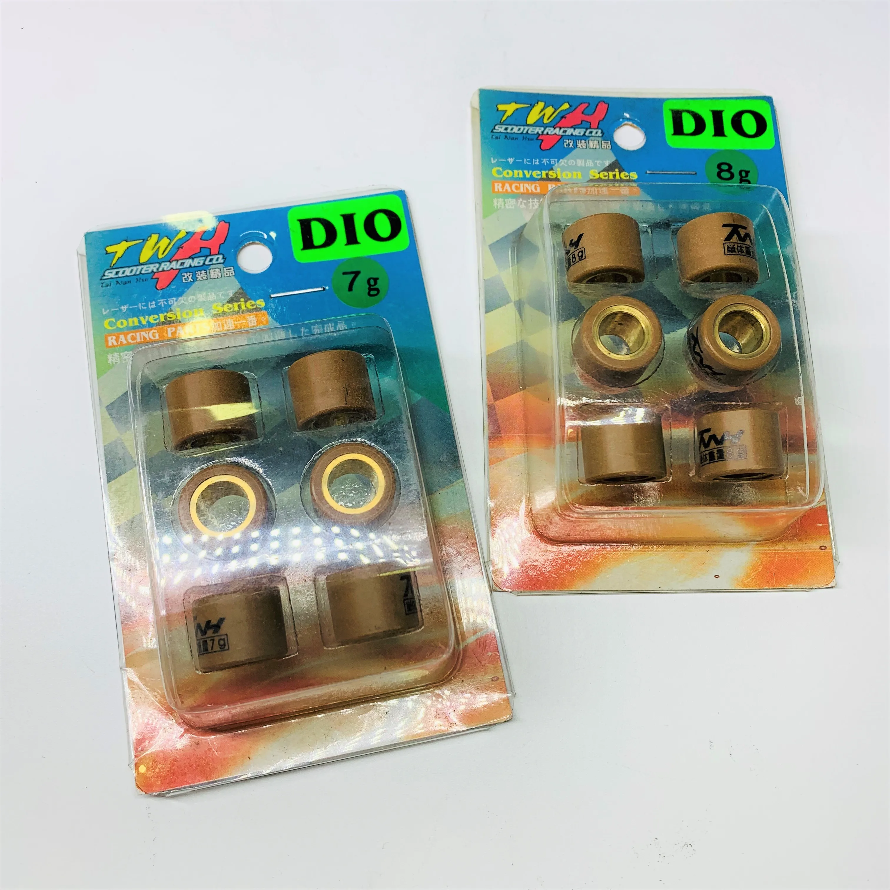 

Variator rollers,7g, 8g,for Honda, DIO50, racing, variator, rollers, tuning, parts