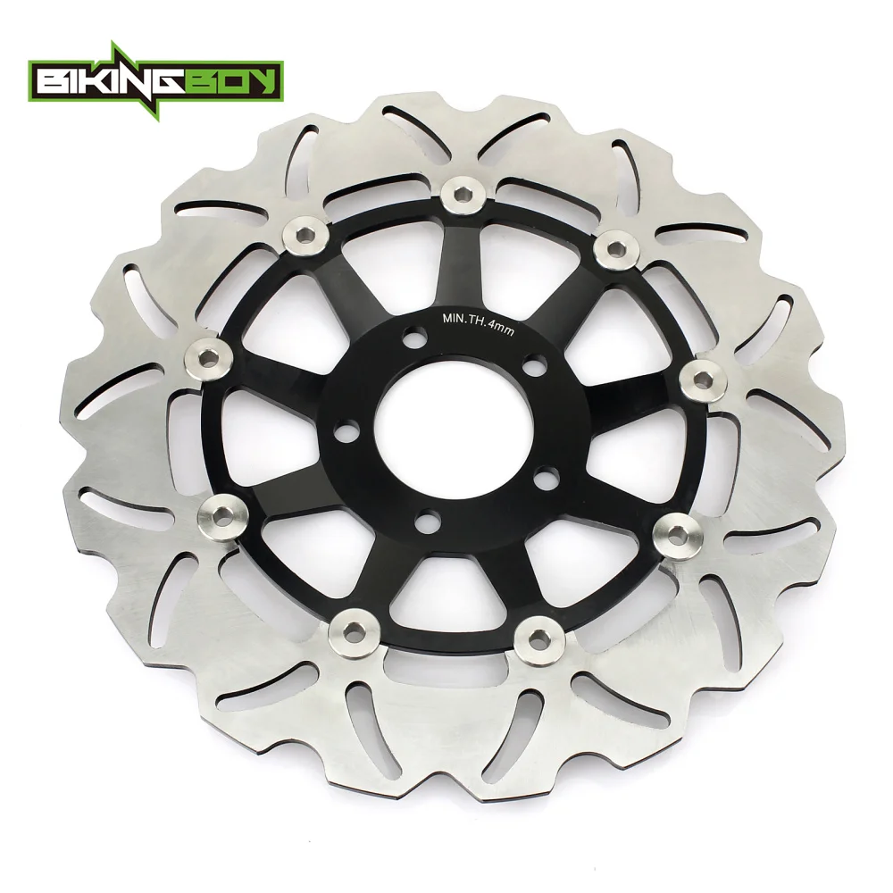 

BIKINGBOY Front Brake Disc Rotor Disk for Suzuki GSF 250 BANDIT 90-18 17 16 15 14 13 12 10 GS500E 88-03 GS500F 04-11 GS 400 1989