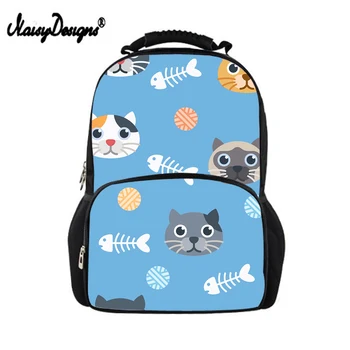 

Noisydesigns Funny Woman Cat Cartoon Pattern Schoolbag Backpack for Teen Girls Boys Students Book Bags Girl Soft Travel Daypack