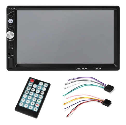 Excellent by DHL or Fedex 10pcs 2din Car Radio 7" Touch mirrorlink Auto audio Player for MP5 Player Auto Bluetooth Rear View Camera 7032b 2