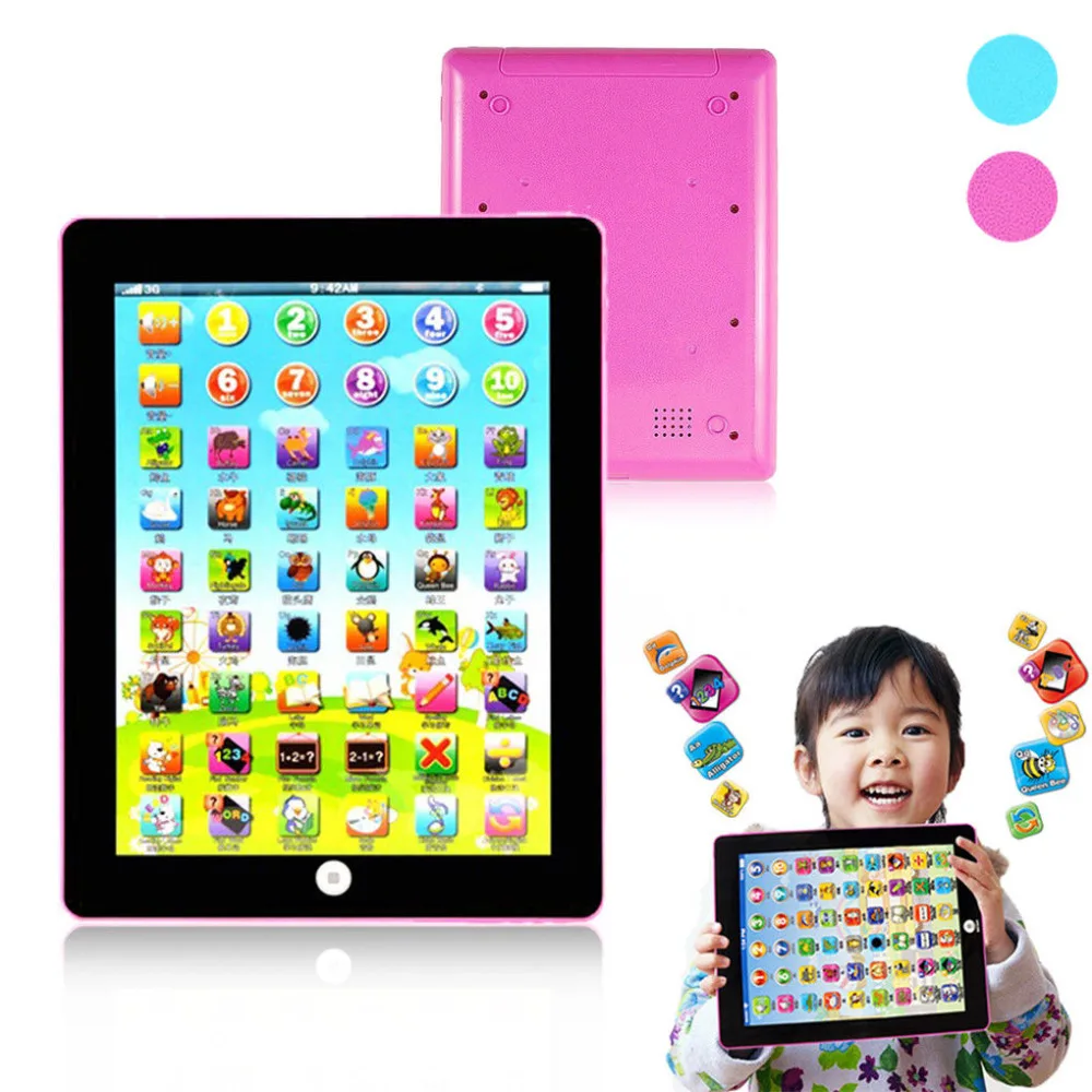 English Early Learning Study Machine Baby Tablet Educational Toys For
