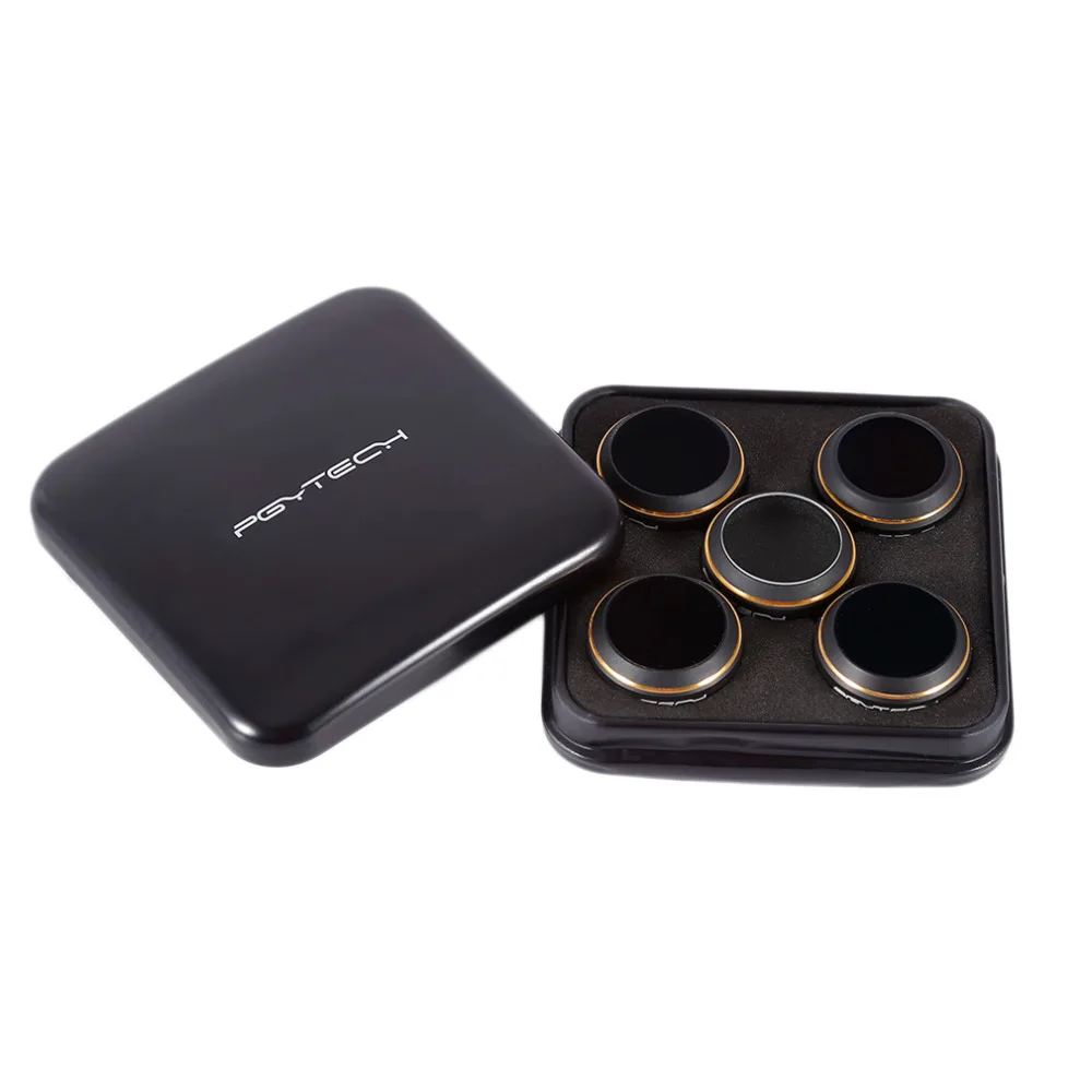 

PGYTECH 5pcs/set MAVIC Pro Accessories Lens Filters for DJI MAVIC Pro Drone G-HD-MCUV ND4 8 16 CPL HD Filter