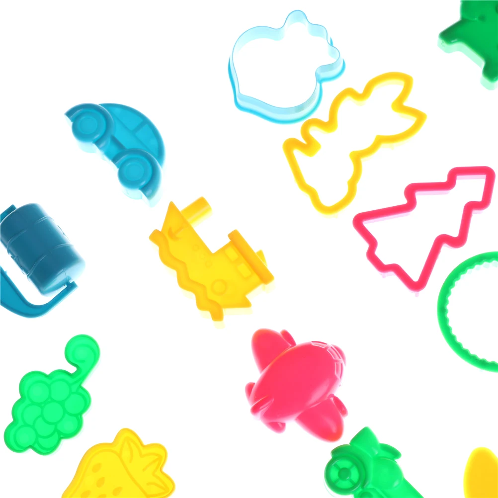 36 шт./компл. Playdough инструментов и форм Играть Тесто модель игрушки инструменты Творческий 3D Пластилин инструменты комплект для Детский