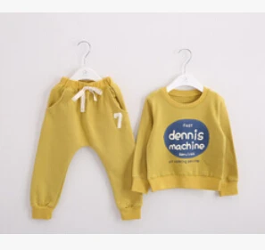 Anlencool/ г. roupas infantil Meninas, специальное пальто комплект весенней детской одежды в Корейском стиле для маленьких мальчиков - Цвет: yellow