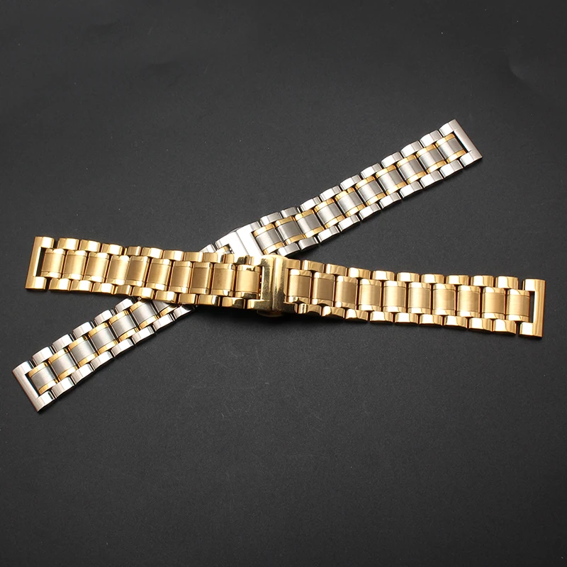 

Watch bands 14mm 15mm 16mm 17mm 18mm 19mm 20mm 21mm 22mm 23mm Mixed Silver gold Watchbands straps fashion straight ends replace